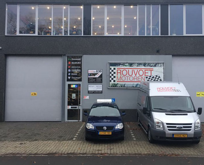 Startpunt motorrijles - Pand Rouvoet motoren Hilversum